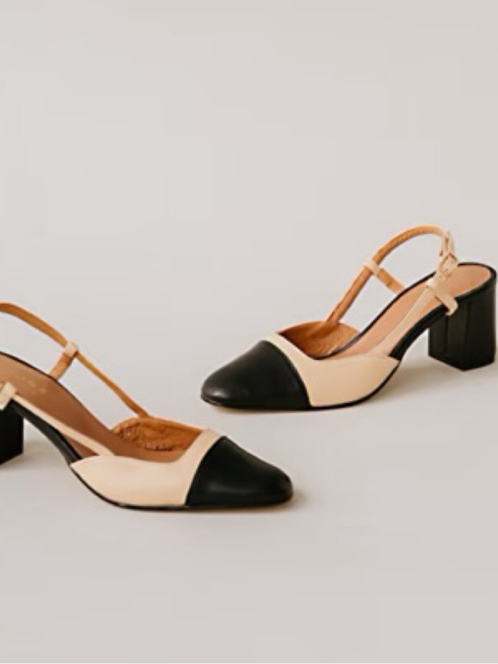 Jonak Paris Heeled Slingbacks Cream Black 38